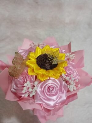 Ramo decorativo con girasol