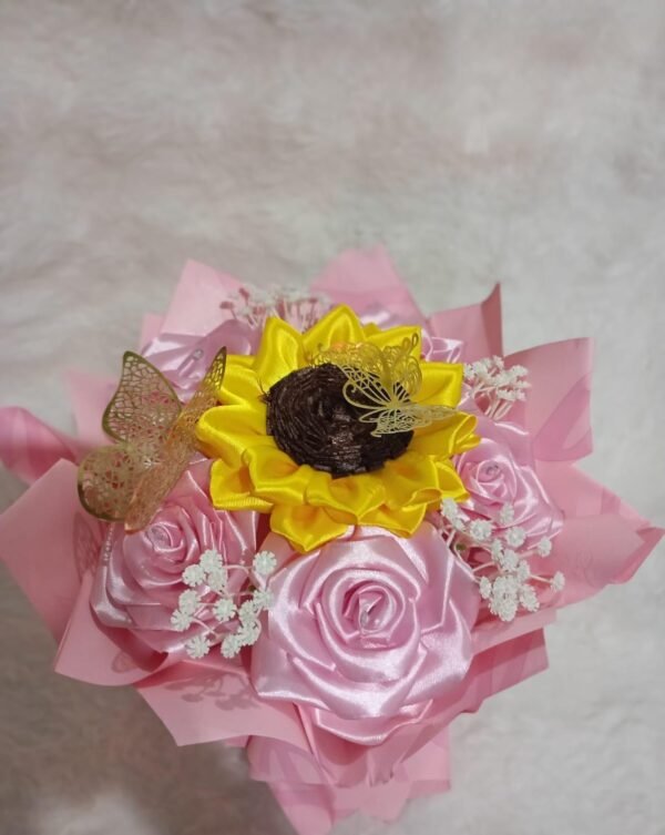 Ramo decorativo con girasol